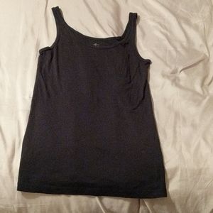 Loft Black Cotton Tank